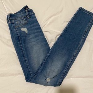 High rise hollister super skinny jeans